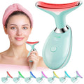 Red-Light-Therapy-for-Face, Facial Massager Wand with 7 Color - Birthday, Christmas, Mothers Day, Valentines Day, Self Care Gifts for Her Women Mom Best Friend Wife Teacher (Emerald Green)