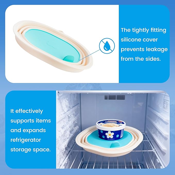 Upgrade Face Bowl for Ice with Built-In Ice Tray Collapsible Silicone Ice Bath Basin with Cover Portable Home Spa Tools for Home or Travel