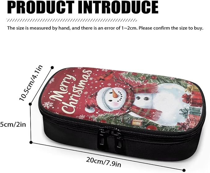 Christmas Snowman Red Bird Diabetic Supplies Bag Insulin Cooler Case Insulated Diabetic Medication Carrying Bag for Insulin Pen, Test Strips, Lancets, Needles, Christmas Decor & Gifts