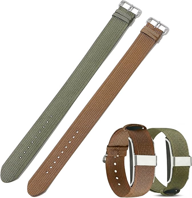 Replacement Straps Compatible with Hume Health Band - Adjustable Soft Woven Nylon & Adjustable Clasp Buckle & Loop Closure for Secure, Strap Wristband for Hume Band Wristband Bracelet,All-Day Comfort
