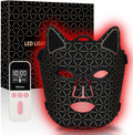 Red Light Therapy for Face,3 Modes Portable Led Face Mask with 2600mAh Rechargeable Remote,630nm + 850nm Light Therapy Mask with Timing Function 189 LED Beads