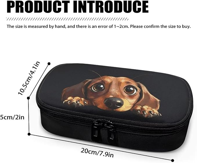 Dachshund Insulin Cooler Travel Case Insulated Diabetic Bag Portable Medication Cooler Bag for Insulin Pens and Blood Glucose Monitor Supplies, Easy to Use & Carry