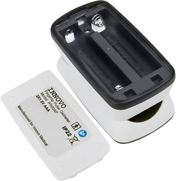 Innovo Medical Deluxe Fingertip Pulse Oximeter and Touchless Digital Forehead Thermometer Bundle
