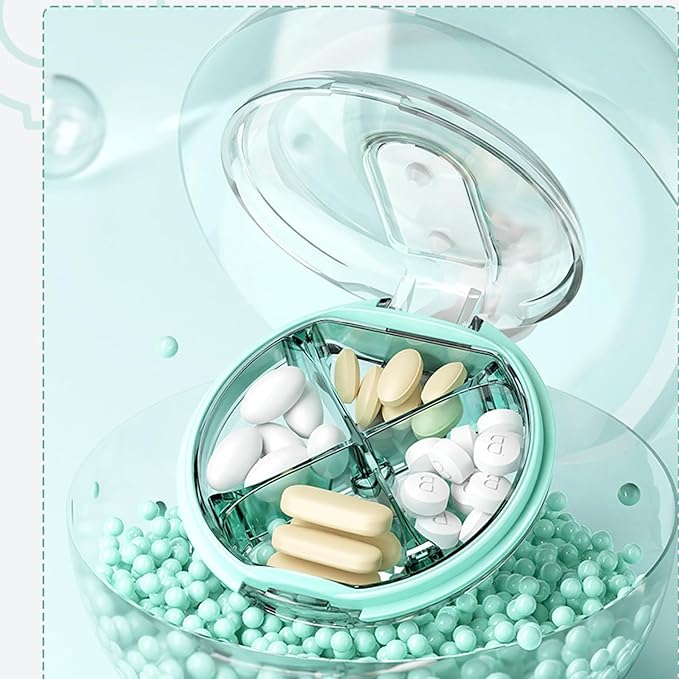 Weekly 7 Day Pill Organizer, Travel Pill Box, Pill case, Medicine Organizer, Pill Container, Pillbox 7 Day, Pill Dispenser, Medication Organizer, Pill Organizer Weekly
