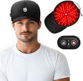 Cordless Red Light Hat with 2000mAh Rechargeable Battery, Red Light Cap with 660nm & 850nm Near-Infrared Light, Portable Wireless Design