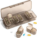 Weekly Pill Organizer 2 Times a Day, 7-Day AM PM Pill Box, Travel Pill Case, Medicine Pill Organizer for Fish Oils, Vitamins & Supplements
