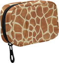 Fustylead Giraffe Skin Pill Organizer and Storage Weekly with Zipper, Removable Pill Box Portable Medicine Organizer for Vitamin Fish Oil Supplement