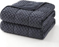 Topcee Weighted Blanket for Adults (15lbs 48"x72"), Minky Dots Heavy Blanket for 140-160lbs Sleeping, Soft, Cozy and Cooling Weighted Throw Blankets, Machine Washable, Grey