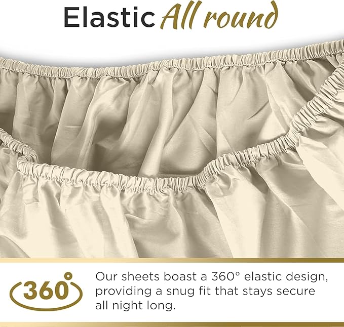 2 Pack Fitted Hospital Bed Sheets with Elastic All Around for a Double Brushed Ultra Soft Breathable 100% Microfiber Sheets, 36” x 84” x 12”