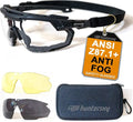 HTS HUNTERSKY Ballistic Tactical Shooting Glasses ANSI Z87+ UV400 Protective Eyewear