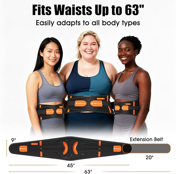 Cordless Heating Pad for Back with Massager, 10000mAh Battery Operated Portable Heated Belt with Vibration, Electric Back Massager for Lower Back, FSA Eligible HSA Birthday Gifts for Men Women Dad Mom