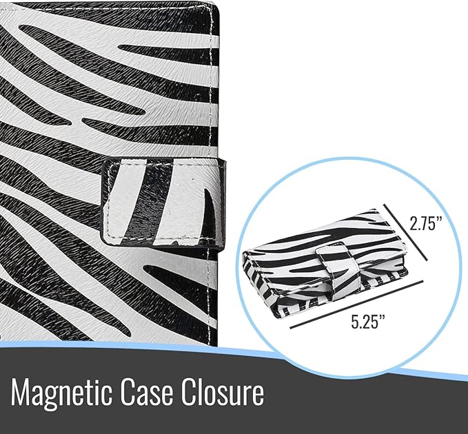 HealthSmart® Travel Pill Case, Zebra