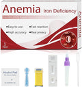 Iron Deficiency Test Kit – Accurate & Easy at-Home Iron Test to Monitor Iron Levels, Ferritin Rapid Test for Children & Adults – ONE Test