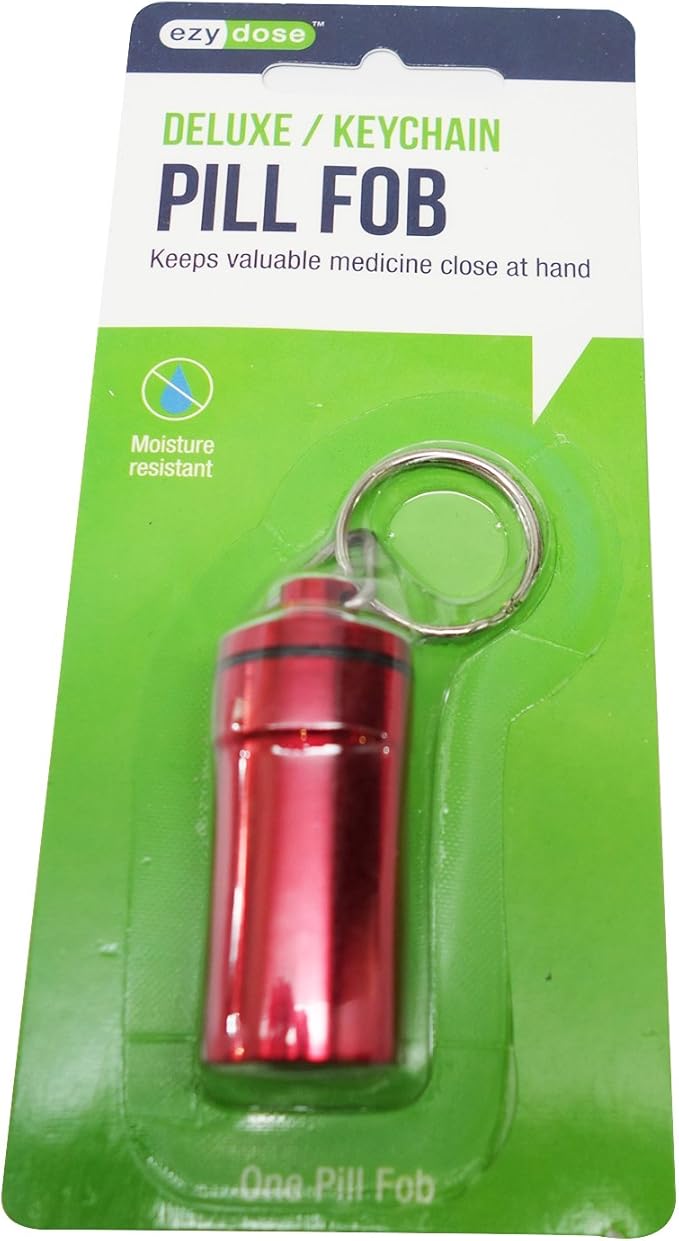 Ezydose Deluxe Keychain Pill Fob