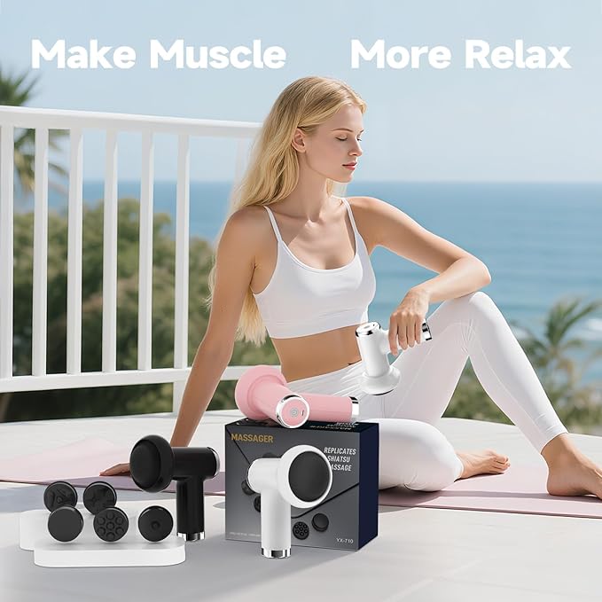 Anti Cellulite Massage Tool, Body Sculpting Machine for Women, Lymphatic Drainage Device with Lipo Roller, Handheld Home Use for Belly Fat, Stomach, Thighs & Buttocks Sculpting (White)
