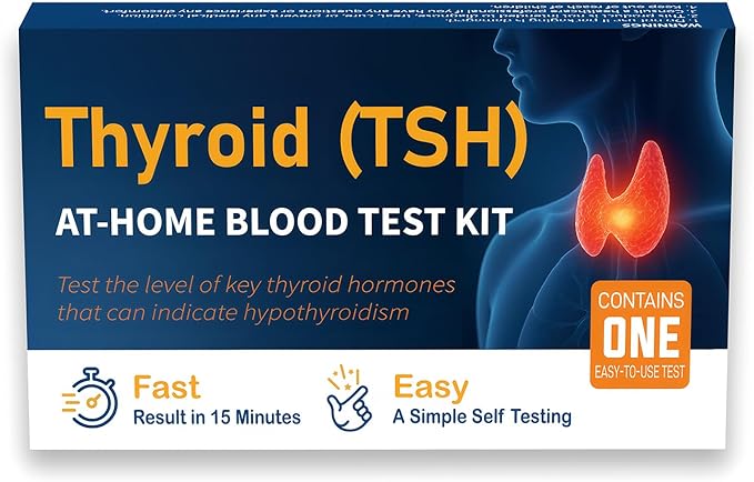 TSH Test Kit at Home, Check Thyroid Stimulating Hormone(TSH) Levels and Get Reliable Results in just 15 Minutes.
