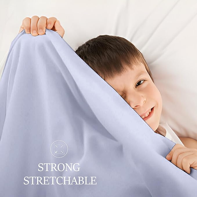 Sensory Bed Sheet for Deep Pressure Therapy – Spandex Bed Sheet – Sensory Compression Blanket for ADHD, Autism – Breathable & Hypoallergenic, Grey, Twin Size