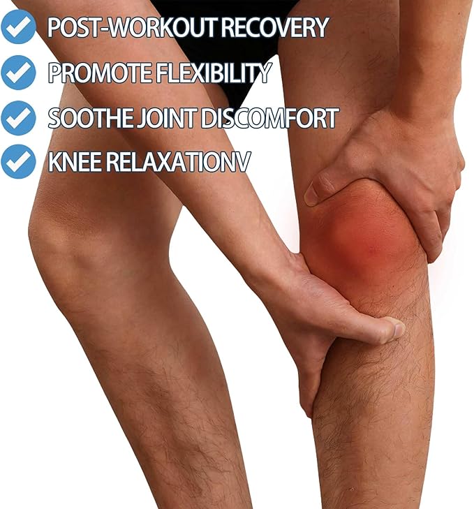 Knee Brace for Women Men Ice Packs for Injuries Reusable Wrap Gel Bags Back Cold Feet Elbow Replacement Recovery Aids Large Foot Sleeve Surgery After Fluid Relief Leg Velcro Around Shin Blue