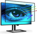 FILMEXT Removable 24 Inch Computer Blue Light Screen Filter for 16:9 Frameless Monitor - Bubble Free High Clarity- Eye Protection Blue Light UV Blocking Protector for Thin Bezel Computer Monitor