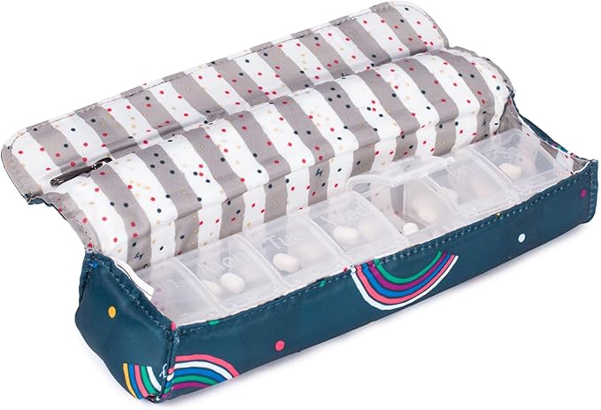Lug Choo Pill Organizer, Brushed Grey, One Size