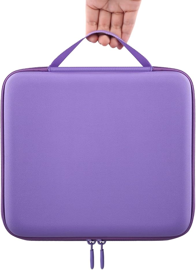 co2CREA Hard Case Replacement for OMRON Platinum BP5450 / Platinum BP5465 / OMRON Gold BP5350 / Gold BP5360 Upper Arm Blood Pressure Monitor, Purple