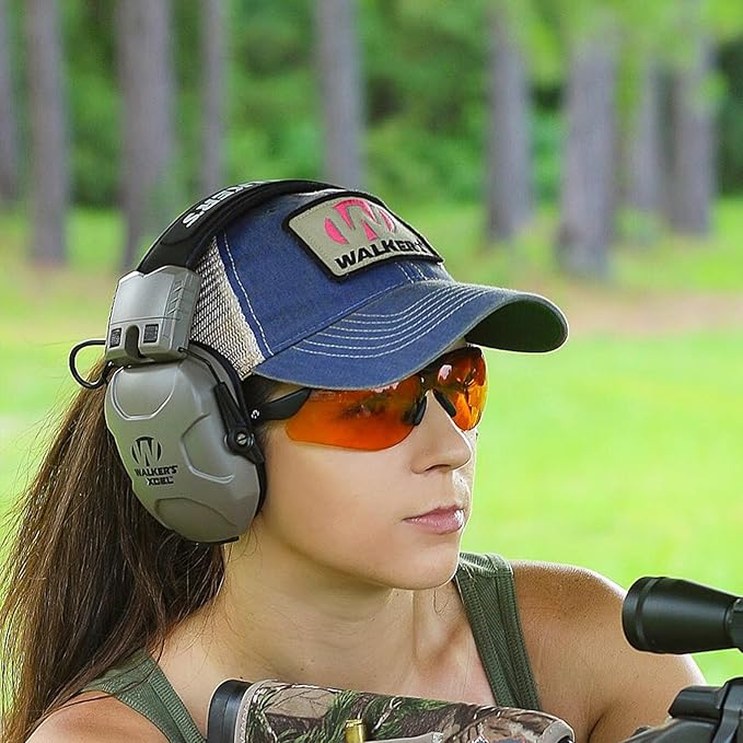 Walker's Elite Sport Shooting Glasses - Impact-Resistant Anti-Fog Non-Slip Adjustable UV Protection Hunting Sports Glasses
