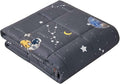 anfie Weighted Blanket Kids (40"x60" 5lbs), Weighted Blanket Cooling Blanket for Sleeping,Throw Size Breathable Blanket with Premium Glass Bead(Space Grey)