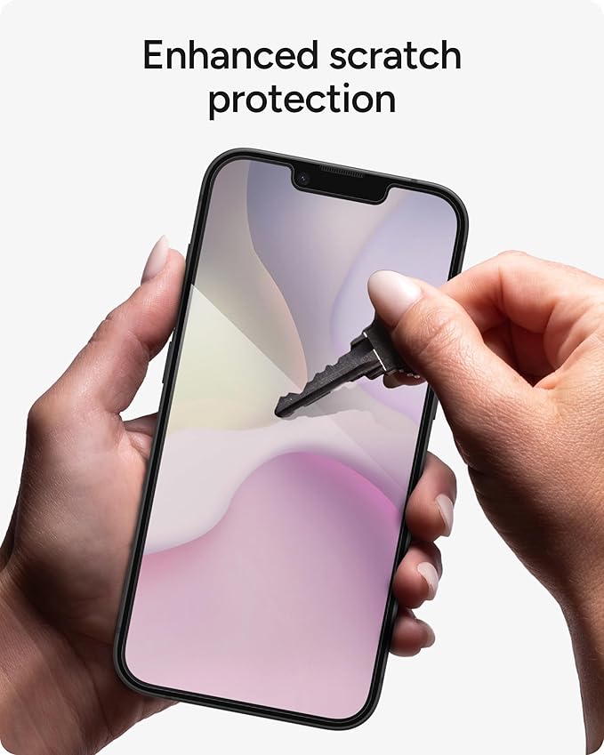 ZAGG Glass Elite Screen Protector for Apple iPhone 17e/ 16e/ 14/13/ 13 Pro - Advanced Impact and Scratch Protection, Anti-Fingerprint Technology, InvisibleShield, Easy to Install