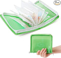 Lerine 7 Reusable Pill Pouch Bags, Zippered Pill Pouch Set, Travel Medicine Organizer with Write on Label, BPA Free Self Sealing Bags with Slide Lock, Ring Binder for Daily Vitamin, Supplement Storage