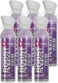 Boost Oxygen Large Calm Lavender Aroma 10L Canister | Respiratory Support for Aerobic Recovery, Altitude, Performance & Health (6 Pack)