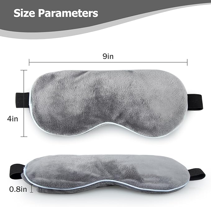 Moist Heat Eye Compress&Microwave Hot Eye Mask for Dry Eyes，Heated Eye Mask Natural and Healthy Therapies