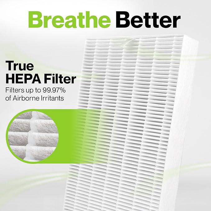 Durabasics 6 Pack of HEPA Filters Compatible with Honeywell Air Purifier Replacement Filters, Replacement for Honeywell Filter R, HEPA Filter R, HPA300, HPA 300 & HRF-R3