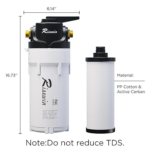 8GPM High Flow Whole House Water Filter - 3-Stage Iron/Sediment/Rust Remover, -11°F Freeze-Proof & 600PSI for Well/City, DIY 15-Min Install, Self-Cleaning Valve, RV/Cabin Ready