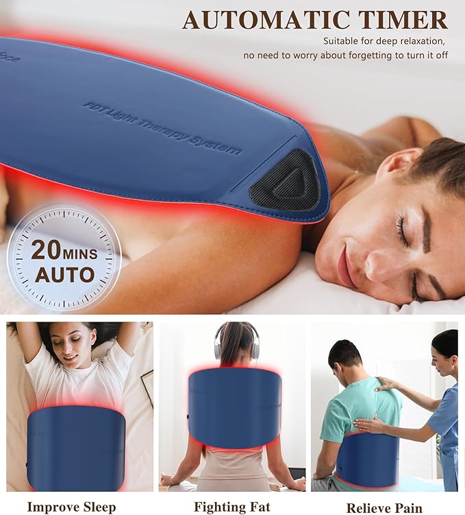 At-Home Daily Skincare Red Light Therapy LED Device Used to Support Skin Firmness, Improve Skin Tone, and Calm Redness for Face and Neck Users, Mother's Day Gift for Mother