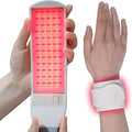 Red Light Therapy for Wrist, Neck, Hands, Ankle with 108 Near Infrared Dual Chip LED 880nm 660nm, White Silicone Band, Brace, Heating pad, Portable, Flexible, P PEACH TECH, SALUS