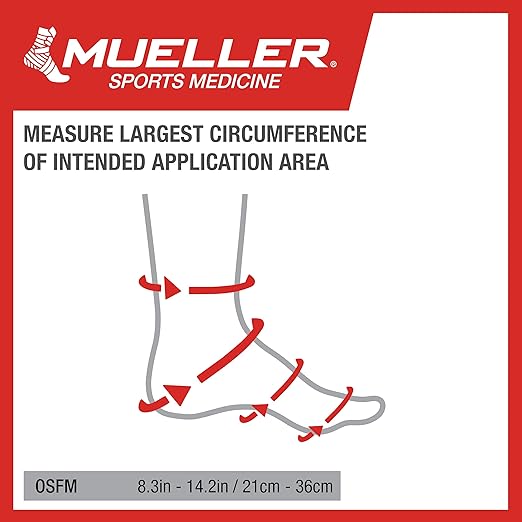 MUELLER Sports Medicine EZ Relief Foot Compression Sleeve, Foot Pain Relief Support for Men and Women, Ideal for Pain & Swelling, Hot & Cold Reusable Gel, Black, One Size