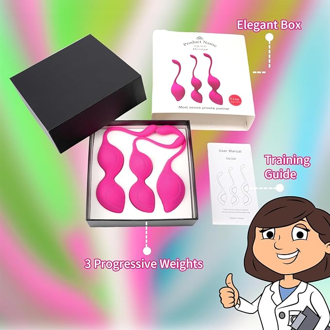 Kegel Tightener Balls: for Vaginal Tightening Ben was Balls for Women Pelvic Floor Muscle Strengthening Kegel Weights Ben Wa Balls Set Kegel Balls Set for Women Tightening Exercise Beginners Advanced