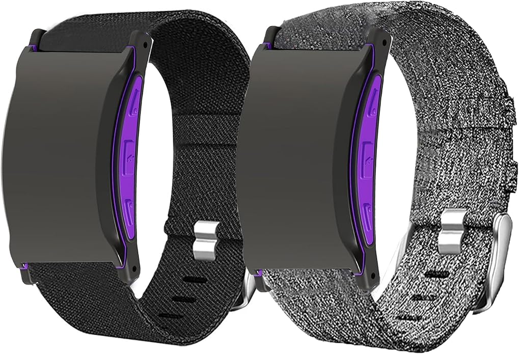 Lamshaw Compatible with Shock Clock Max Band, Breathable Nylon Woven Fabric Replacement Accessory Strap Compatible for Pavlok Shock Clock 3, Max