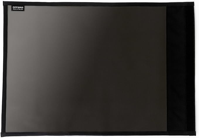 OffGrid by EDEC - XLarge Window Size Faraday Bag- Signal Blocking, Anti-Tracking, Anti-Spying, Radiation Protection for Cell Phones, Key Fobs, Tablets, Laptops and Other Devices