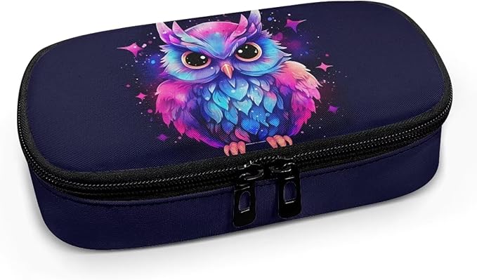 Cartoon Owl Insulin Cooler Travel Case, Handy Medication Insulated Diabetic Carrying Cooling Bag for Insulin Pen, Glucose Meter and Diabetic Supplies