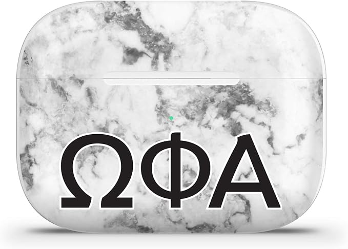 Apple AirPod Pro Skin 3M Custom Vinyl Wraps Decal Sticker Stylish Covers for Protection & Customization for 2019 Model A2190 - Omega Phi Alpha