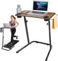 VTORY Treadmill Desk – Adjustable Desk for Walking Pad, Stable & Heavy-Duty Height 30"-47", Portable Walking Pad Desk Table Stand for Home Office & Work with Installation Guide