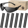 TICONN Clear Safety Glasses for Men and Women, Safety Goggles with Scratch Impact Resistant Meets ANSI Z87.1 Standard