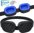 CLOZIA Eye Mask for Dry Eyes - 100% Blackout Dry Eye Mask & Moisture Goggles - Adjustable Sleeping Mask for Men & Women - Removable Cleaning Silicone, Soft & Comfortable - Great for Travel, Shift Work