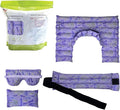 Nature Creation Microwavable Heating Pads Full Set - Herbal Heating Pads - Herbal Hot & Cold Therapy Packs - Set of 4 Reusable Heating Pads - Lavender