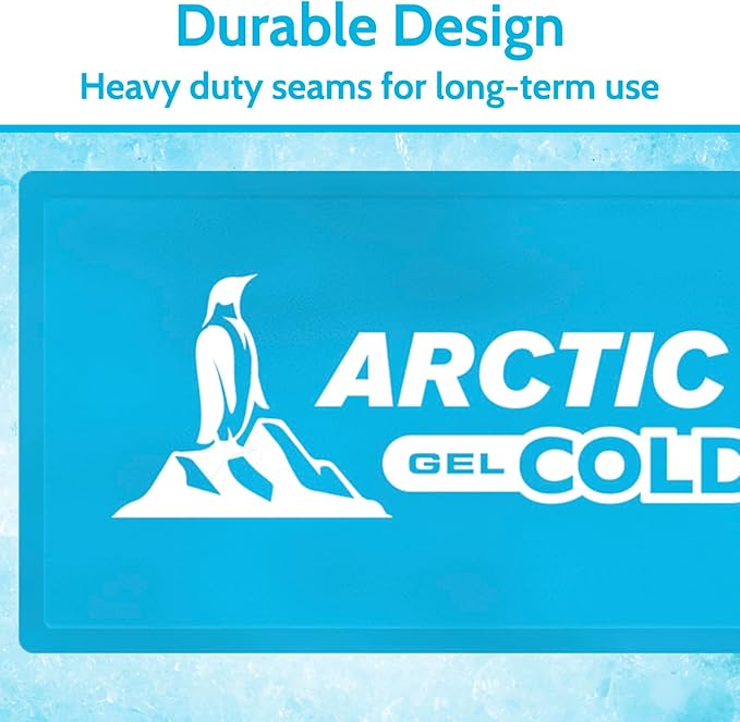 Arctic Flex Gel Replacement Packs - Ice Packs Reusable for Knee Ice Brace - Hot and Cold Gel Pack for Injuries, Pain Relief, Swelling - Flexible Therapy Compression Wrap - Athletic, Women, Men