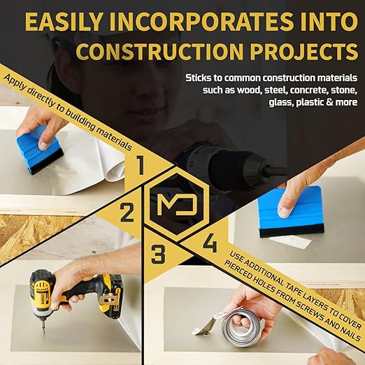 Mission Darkness TitanRF Faraday Tape // 6in W x 10ft L (6.35cm x 3.05m) High-Shielding Conductive Adhesive Tape Roll Used to Connect TitanRF Fabric Sheets or Seal RF Enclosures