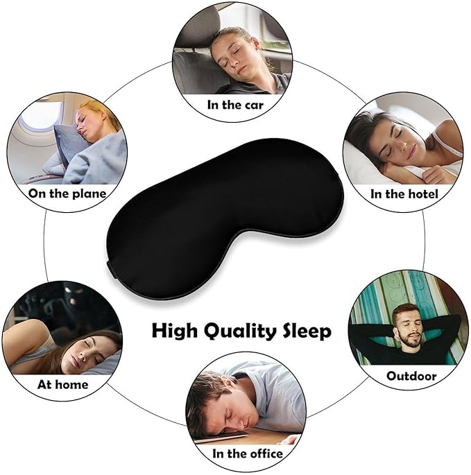 Customizable Sleep Masks Soft Blackout Comfortable Flexible Reusable, Custom Sleep Mask for Man Woman Kid, Custom Blindfold Long Flight Must-Haves, Dorm Room Essentials,#Teal