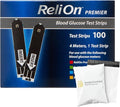 Premier Test Strips 100 Count | Premier Blood Glucose Test Strips | Diabetes Test Strips (100)