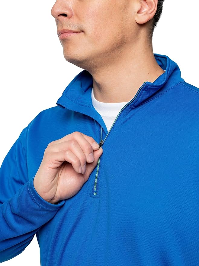 Insect Shield Men's Quarter Zip, with Built-in Insect Repellent